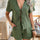 Devine Tied V-Neck Short Sleeve Top and Shorts Set | Hanalas