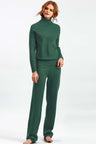 Basic Bae Turtleneck Raglan Sleeve Top and Pants Sweater Set Trendsi Hanalas