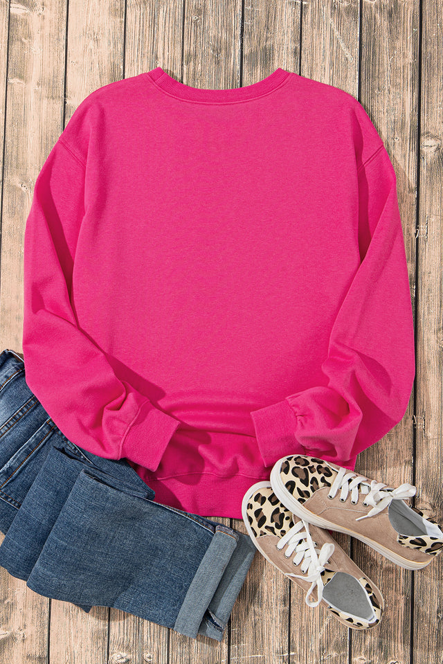 Heart Patch Long Sleeve Sweatshirt | Hanalas