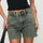 Washed High Rise Denim Shorts | Hanalas
