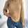 Asymmetric Hem Round Neck Long Sleeve Sweater Trendsi Hanalas