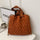 Drawstring Bubble Texture Tote Bag Trendsi Hanalas