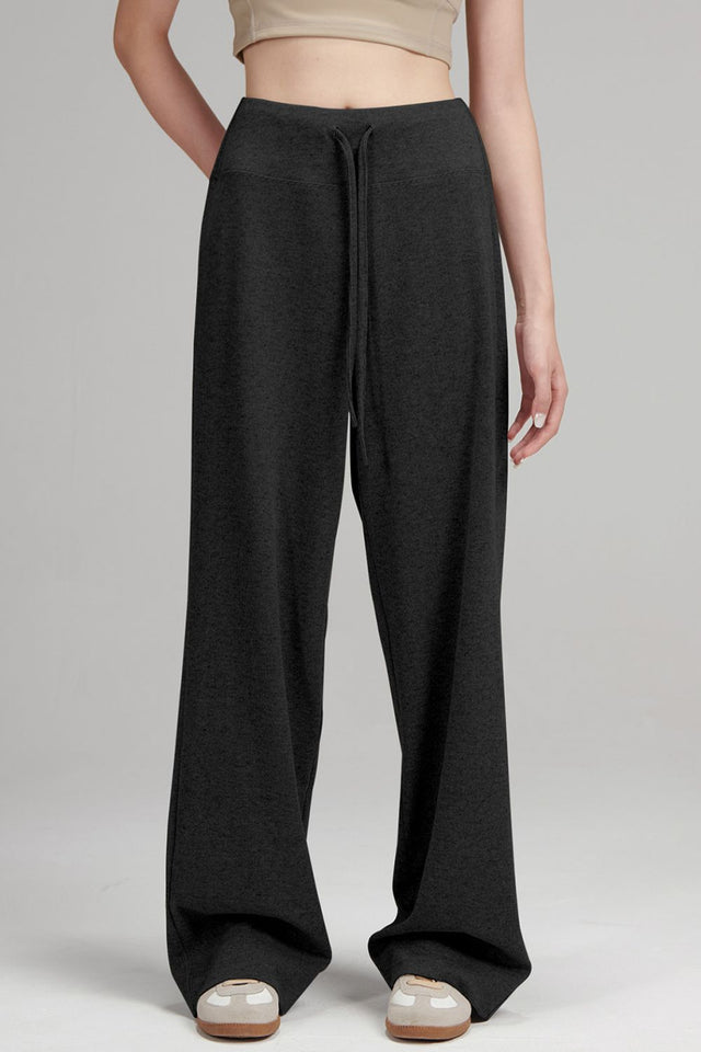 Basic Bae Drawstring Wide Leg Pants | Hanalas