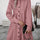 Ruched Button Up Long Sleeve Dress | Hanalas