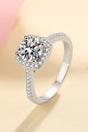 1 Carat Moissanite 925 Sterling Silver Ring | Hanalas