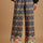 Umgee Full Size Mixed Print Elastic Waistband Pants Plus Size | Hanalas