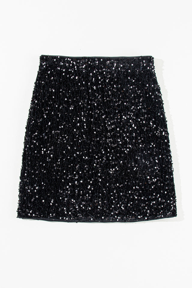 Sequin Mini Skirt | Hanalas