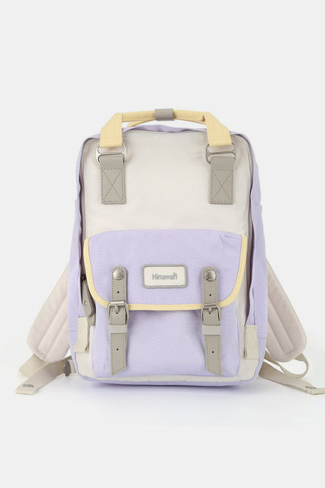 Himawari Contrast Water and Scratch-Resistant Nylon Backpack Bag Trendsi Hanalas