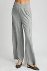 Umgee Elastic Waist Wide Leg Knit Pants | Hanalas