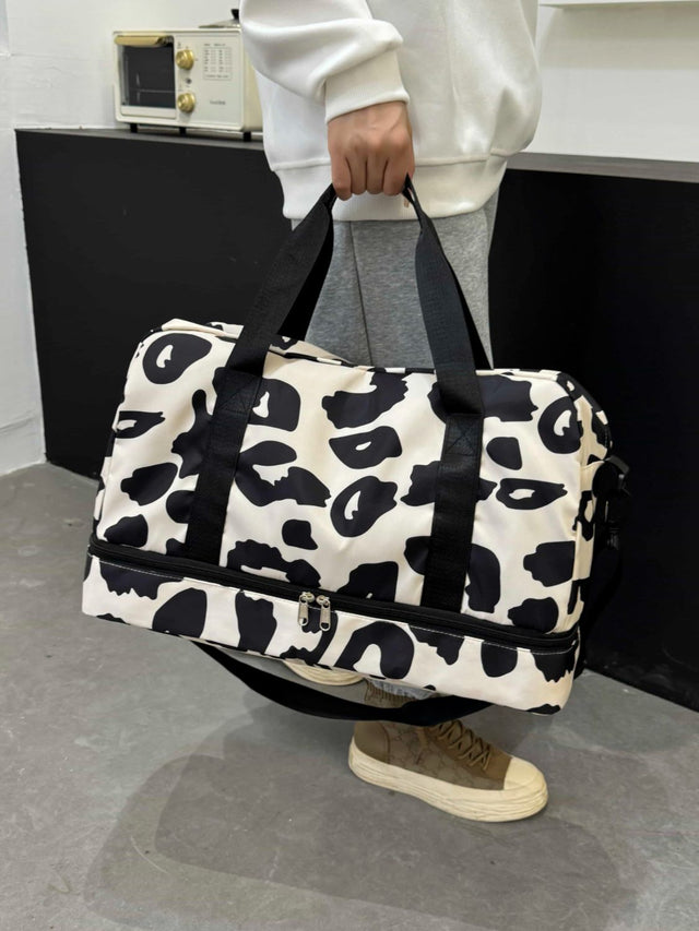 Oxford Cloth Leopard Travel Bag Trendsi Hanalas