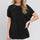 Double Take Full Size Cutout Round Neck Short Sleeve T-Shirt | Hanalas