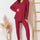 Basic Bae Full Size Notched Long Sleeve Top and Pants Set | Hanalas