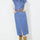 Slit Half Button Collared Neck Cap Sleeve Denim Dress Trendsi Hanalas