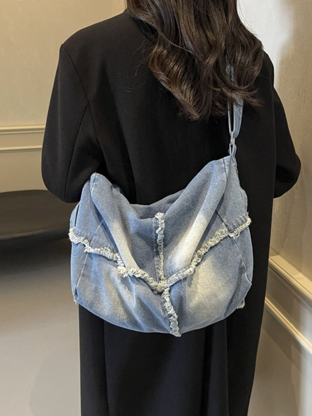 Raw Hem Gradient Crossbody Bag Trendsi Hanalas