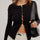 Button Up Round Neck Long Sleeve Cardigan Trendsi Hanalas