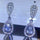 2 Carat Moissanite 925 Sterling Silver Teardrop Earrings | Hanalas