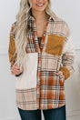 Plaid Button Up Long Sleeve Shacket | Hanalas