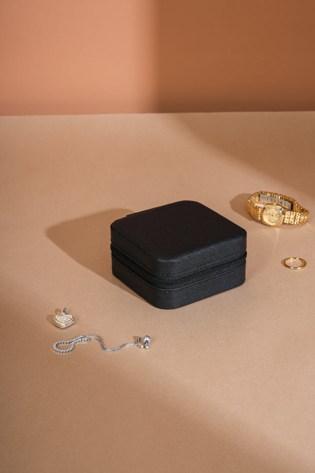 PU Leather Square Jewelry Box | Hanalas