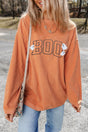 BOO Round Neck Long Sleeve Sweatshirt Trendsi Hanalas