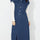 Slit Half Button Collared Neck Cap Sleeve Denim Dress Trendsi Hanalas