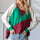 HOPELY Full Size Color Block Long Sleeve T-Shirt | Hanalas