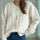 Cable-Knit Round Neck Long Sleeve Cardigan Trendsi Hanalas