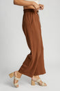 Umgee Full Size Drawstring Wide Leg Pants with Pockets | Hanalas