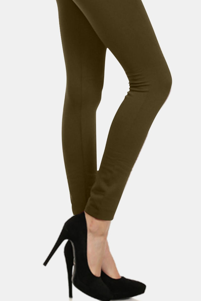 Yelete Seamless High Waist Fleece Leggings | Hanalas