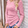 Full Size Ruched V-Neck Long Sleeve T-Shirt | Hanalas