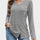 V-Neck Long Sleeve T-Shirt | Hanalas