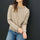 Be Cool Striped Trim Round Neck Long Sleeve Sweater Trendsi Hanalas