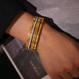 18K Gold-Plated Czech Diamond Bracelet | Hanalas