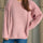 Cable-Knit Round Neck Long Sleeve Sweater Trendsi Hanalas