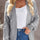 Cable-Knit Open Front Cardigan | Hanalas