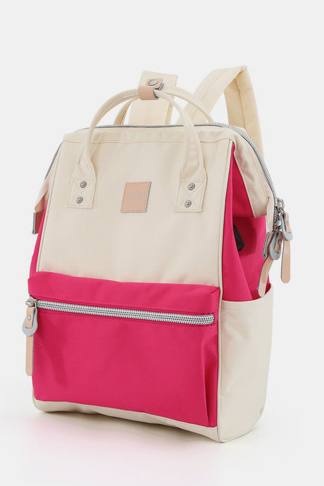 Himawari Water Resistant Canvas Backpack Bag with Side Pockets | Hanalas