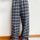 Plaid Drawstring Wide Leg Pants | Hanalas