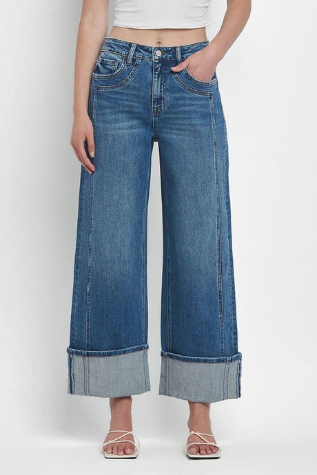 Straight Leg Jeans with Pockets | Hanalas