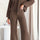 Round Neck Long Sleeve Top and Pants Set | Hanalas