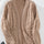 Cable-Knit Open Front Long Sleeve Cardigan Trendsi Hanalas