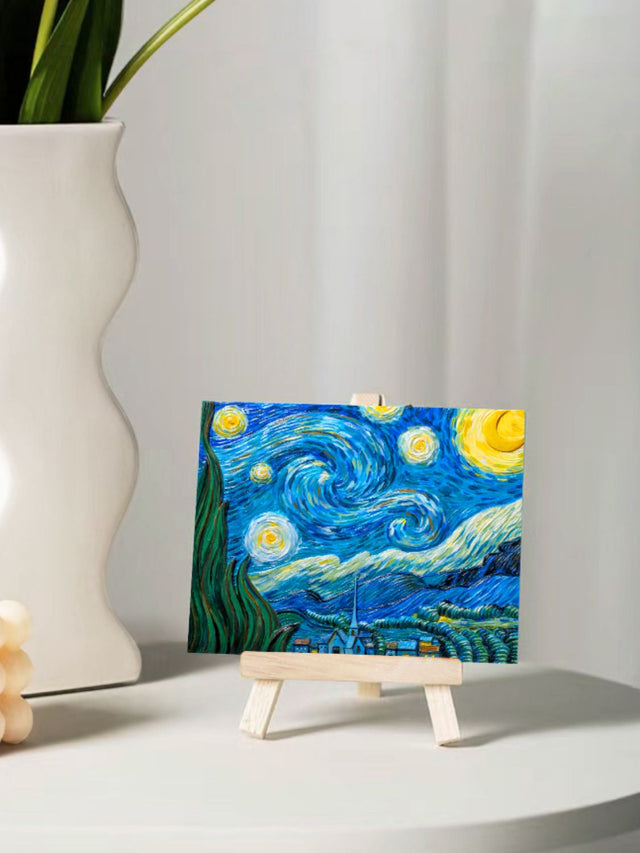 Relief Van Gogh's Starry Night DIY 3D Oil Painting Kit | Hanalas