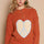 POL Cable-Knit Peace Patch Dropped Shoulder Sweater | Hanalas