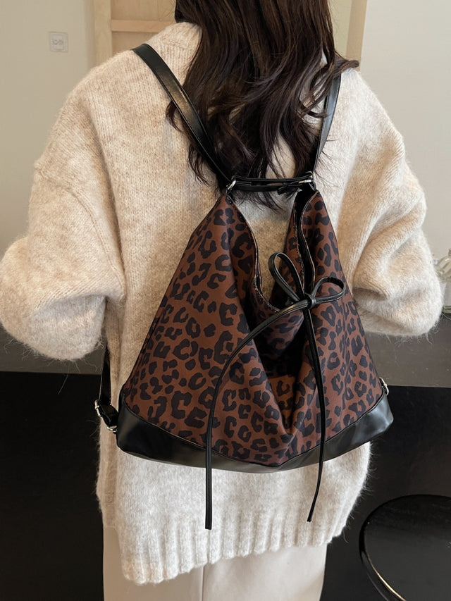 Leopard Dual Purpose Crossbody Bag | Hanalas