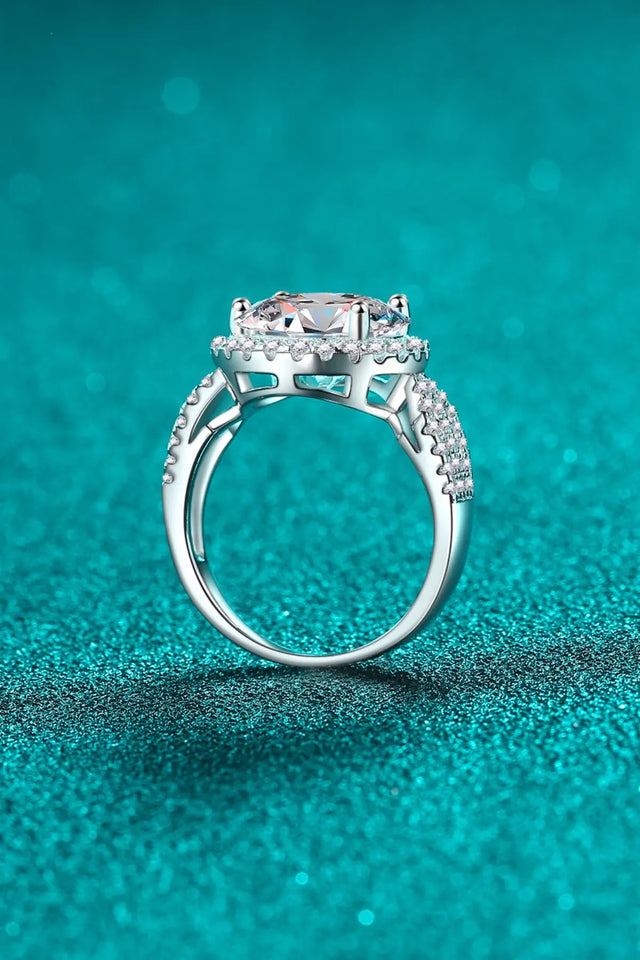 5 Carat Moissanite 925 Sterling Silver Ring | Hanalas