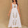 Floral Embroidered Sleeveless Maxi Dress | Hanalas