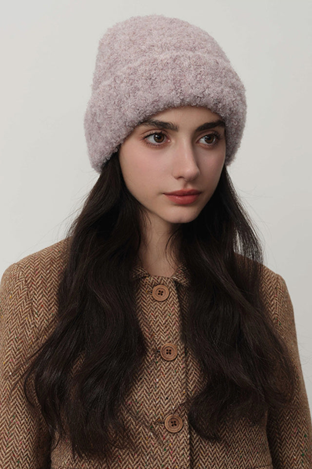 Solid Color Thermal Knit Hat | Hanalas