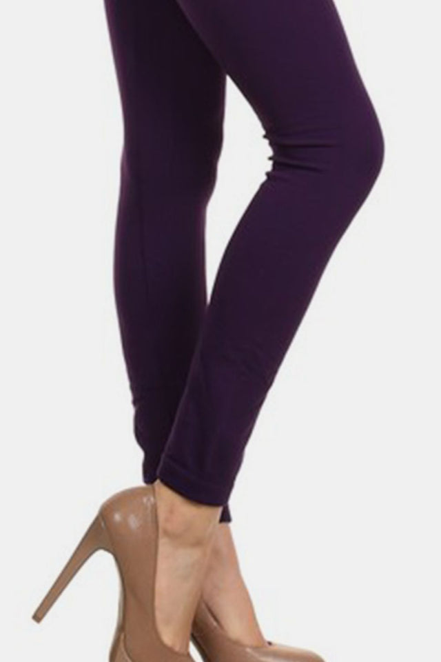 Yelete Seamless High Waist Fleece Leggings | Hanalas