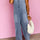 Wide Strap Denim Overalls with Pockets Trendsi Hanalas