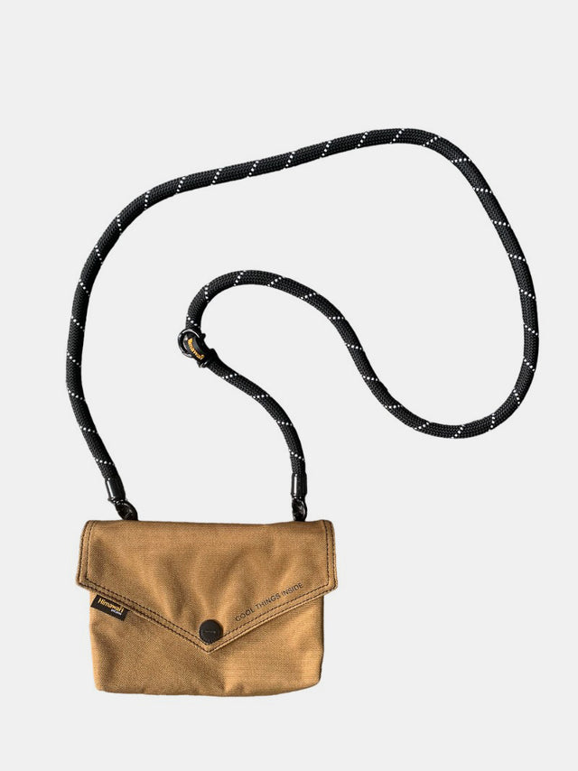 Himawari Solid Color Envelope Shape Crossbody Bag with Removable Strap | Hanalas