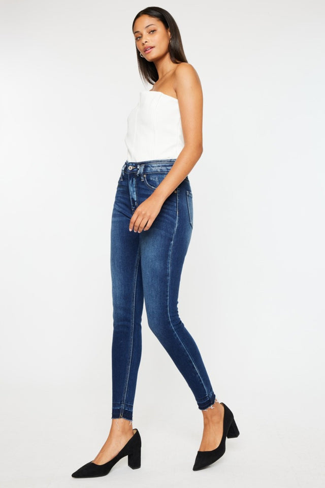 Kancan Full Size High Rise Ankle Skinny Jeans | Hanalas