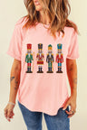 Nutcracker Round Neck Short Sleeve T-Shirt